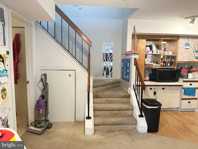 view of staircase
