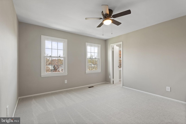 941 Sherwood Ct, Sterling, VA 20164 - unfurnished room featuring ceiling fan, baseboards, and carpet