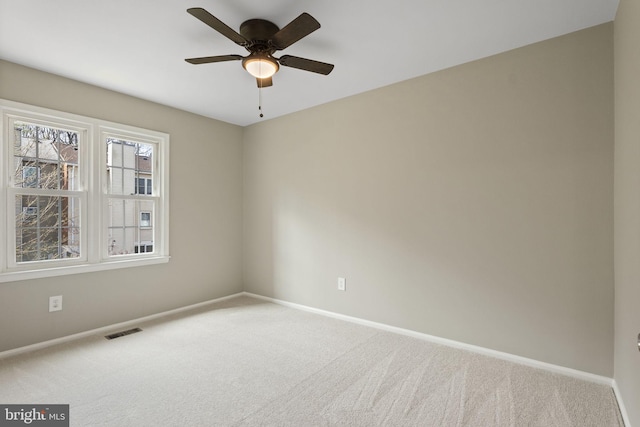 941 Sherwood Ct, Sterling, VA 20164 - carpeted spare room featuring baseboards and a ceiling fan