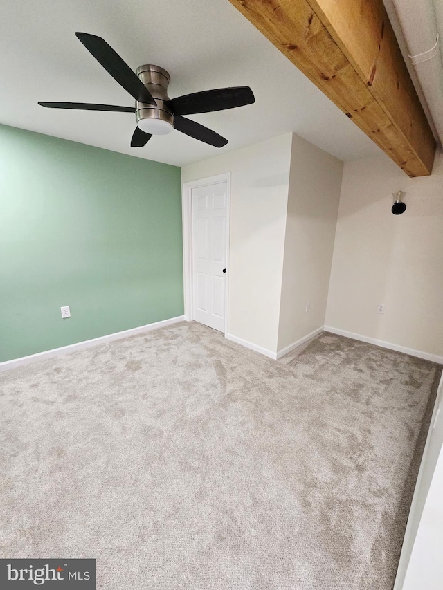 7677 Green Ridge Ln, Abbottstown, PA 17301 - additional living space featuring carpet, baseboards, and a ceiling fan