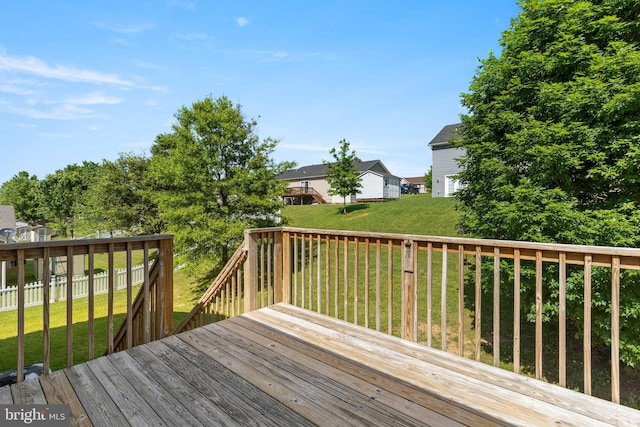 1118 Ashby St, Front Royal, VA 22630 - deck featuring a yard and a residential view