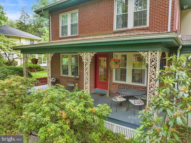 61 Park Rd, Reading, PA 19609 - property entrance with brick siding
