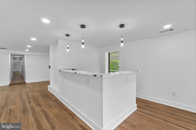2761 Ebbvale Rd, Manchester, MD 21102 - hall with recessed lighting, baseboards, and wood finished floors