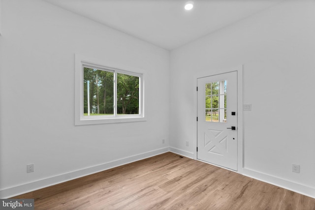 2761 Ebbvale Rd, Manchester, MD 21102 - entrance foyer featuring plenty of natural light, wood finished floors, and baseboards