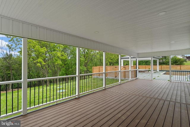 2761 Ebbvale Rd, Manchester, MD 21102 - view of wooden deck