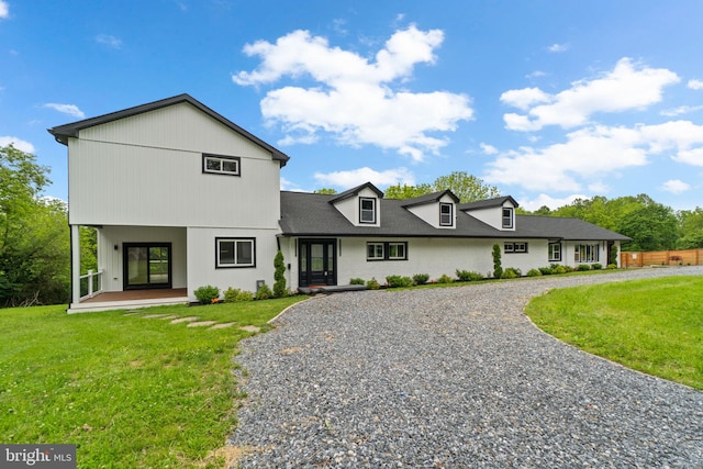 2761 Ebbvale Rd, Manchester, MD 21102 - view of front of property featuring a front lawn and gravel driveway