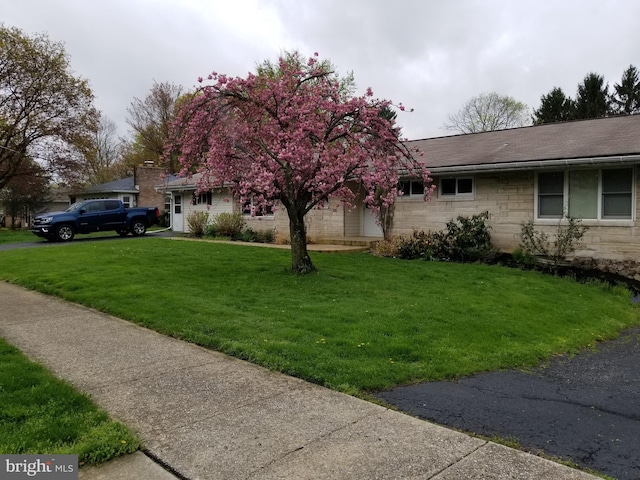 1320 Oak Ln, New Cumberland, PA 17070 - view of front of property with stone siding and a front yard