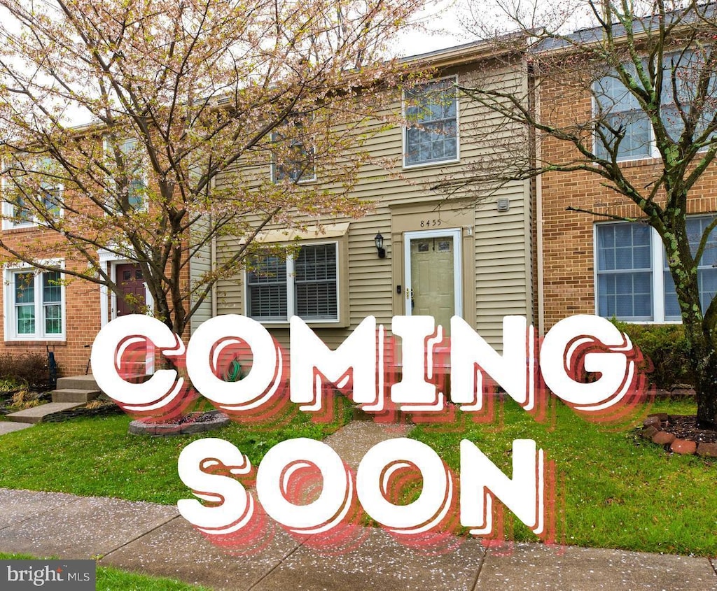 8455 Aurora Ct, Lorton, VA 22079 - view of front facade with brick siding