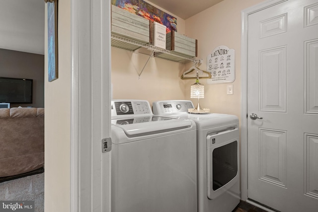 17365 Norland Way, Shrewsbury, PA 17361 - laundry room featuring separate washer and dryer