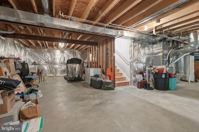 17365 Norland Way, Shrewsbury, PA 17361 - unfinished below grade area with stairs