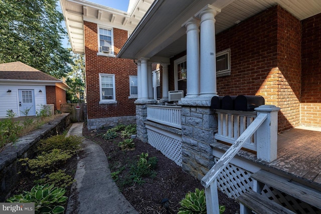 289 Newman Ave, Harrisonburg, VA 22801 - view of home's exterior with covered porch and brick siding