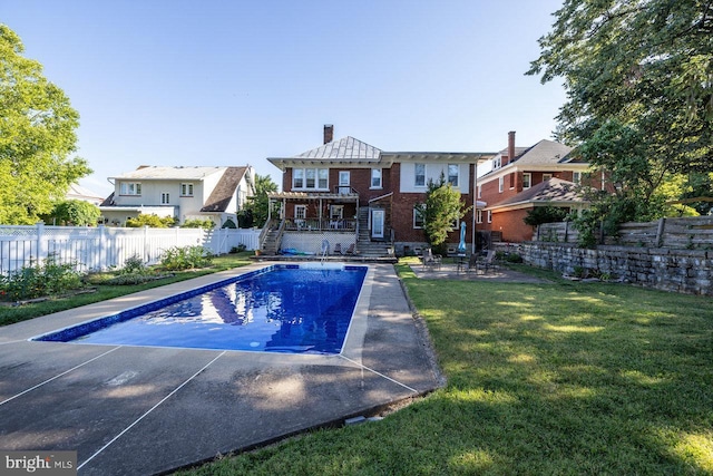 289 Newman Ave, Harrisonburg, VA 22801 - view of pool featuring a patio area and stairs