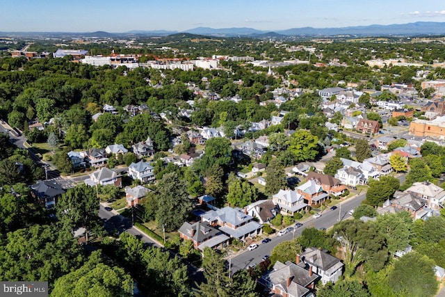 289 Newman Ave, Harrisonburg, VA 22801 - aerial overview of property's location featuring mountains