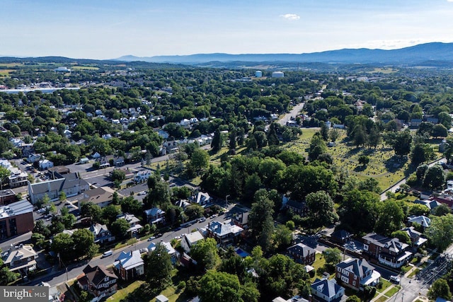 289 Newman Ave, Harrisonburg, VA 22801 - aerial view of property and surrounding area with mountains