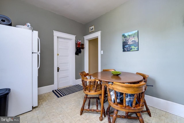 289 Newman Ave, Harrisonburg, VA 22801 - dining room featuring light floors and baseboards