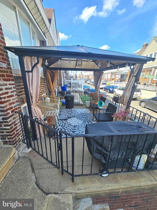 3908 Bennington St, Philadelphia, PA 19124 - view of patio with a gazebo
