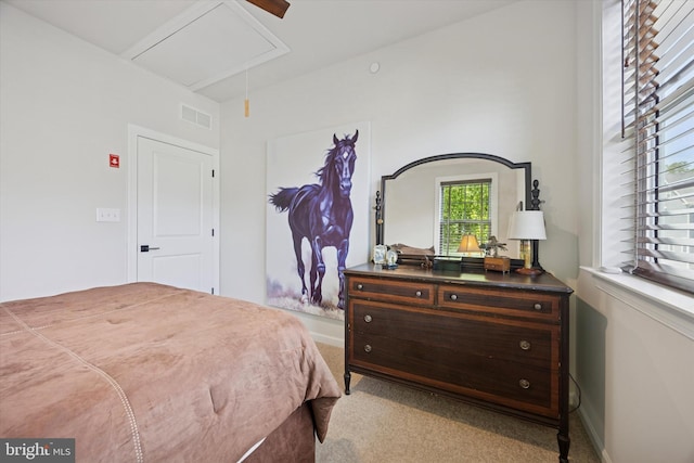 404 Rock Run Cir, Broomall, PA 19008 - bedroom featuring attic access, carpet flooring, and baseboards