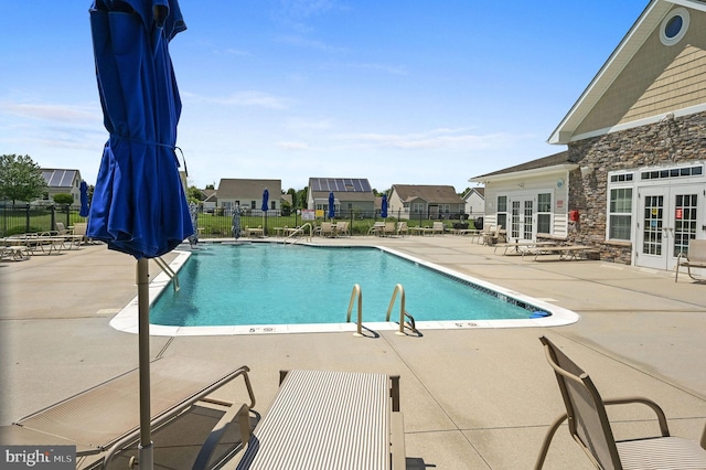 42 Cresthaven Ln, Dover, DE 19901 - community pool featuring french doors and a patio area