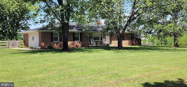 16010 Four Points Bridge Rd, Emmitsburg, MD 21727 - view of front facade with brick siding and a chimney