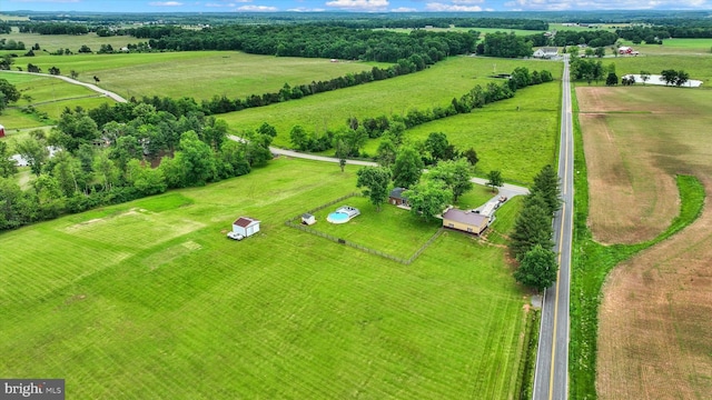 16010 Four Points Bridge Rd, Emmitsburg, MD 21727 - aerial view of sparsely populated area featuring agricultural land and a tree filled landscape