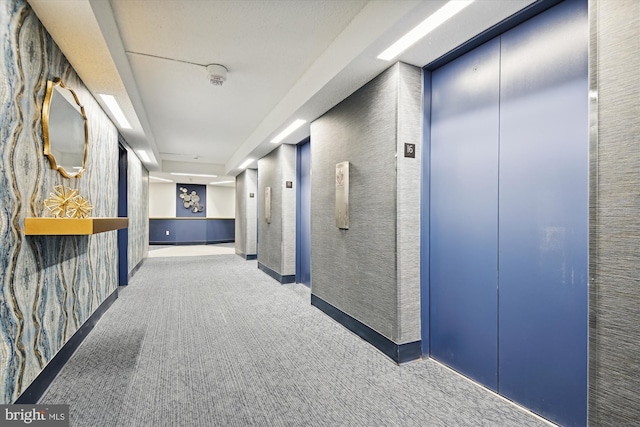 205 E Joppa Rd Unit 403, Baltimore, MD 21286 - hallway featuring carpet and elevator
