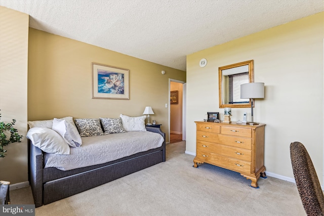 205 E Joppa Rd Unit 403, Baltimore, MD 21286 - carpeted living area featuring a textured ceiling and baseboards