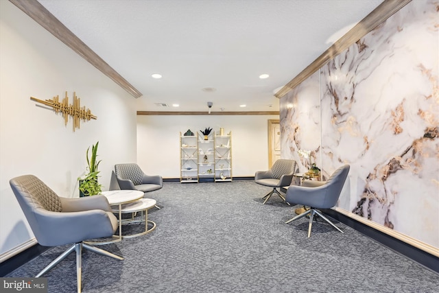 205 E Joppa Rd Unit 403, Baltimore, MD 21286 - common area featuring ornamental molding and recessed lighting