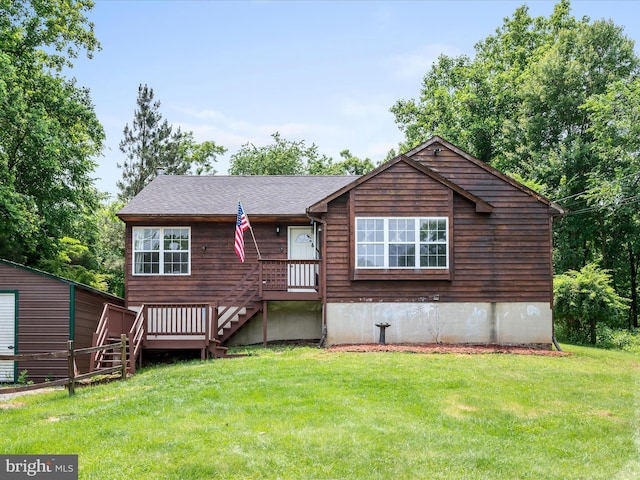 979 John Brown Farm Rd, Harpers Ferry, WV 25425 - rustic home with a front lawn