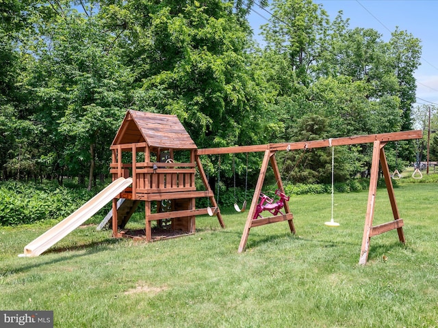 979 John Brown Farm Rd, Harpers Ferry, WV 25425 - view of jungle gym featuring a yard