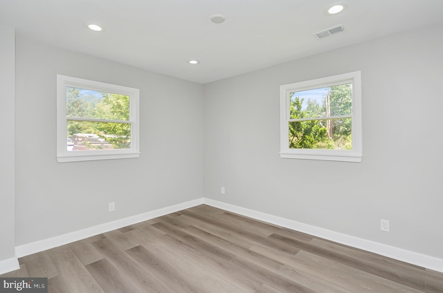 2017 Fairlane Rd, Bel Air, MD 21015 - spare room with healthy amount of natural light, baseboards, wood finished floors, and recessed lighting