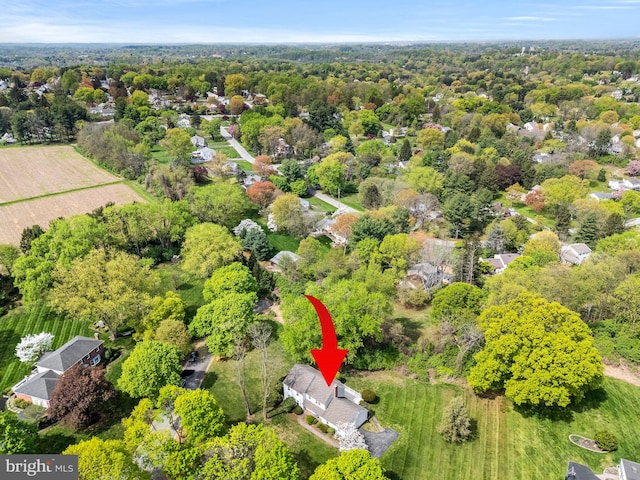 1050 Powderhorn Dr, Glen Mills, PA 19342 - aerial view