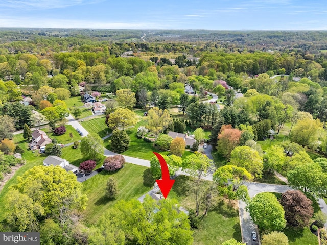 1050 Powderhorn Dr, Glen Mills, PA 19342 - bird's eye view of a forest