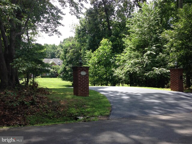 11709 Pine Tree Dr, Fairfax, VA 22033 - view of asphalt road with street lighting