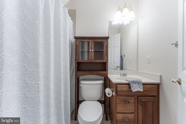 11709 Pine Tree Dr, Fairfax, VA 22033 - bathroom featuring vanity and toilet