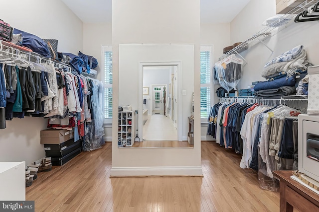 11709 Pine Tree Dr, Fairfax, VA 22033 - spacious closet featuring light wood finished floors