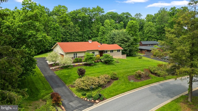 2312 Velvet Ridge Dr, Owings Mills, MD 21117 - view of front of house with a front lawn