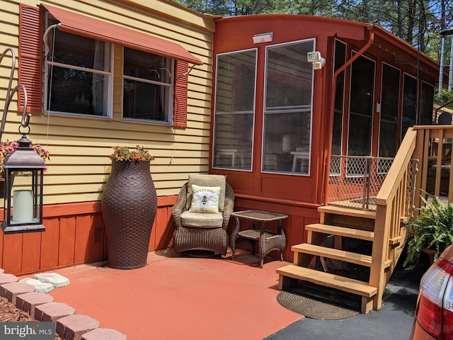 79 Martin Dr, Whiting, NJ 08759 - view of patio / terrace with a sunroom