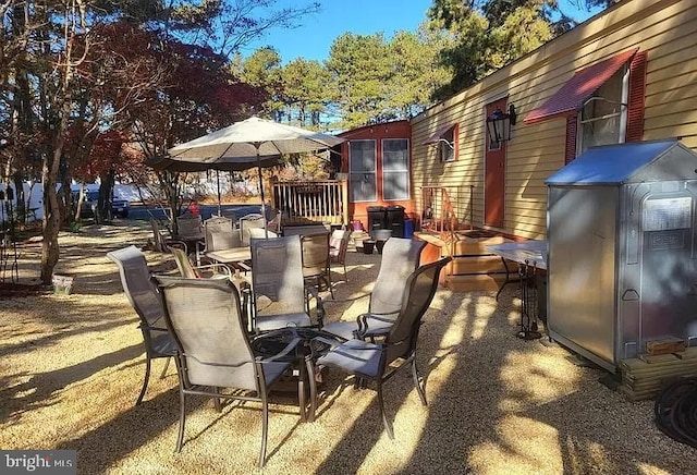 79 Martin Dr, Whiting, NJ 08759 - view of patio / terrace featuring outdoor dining area