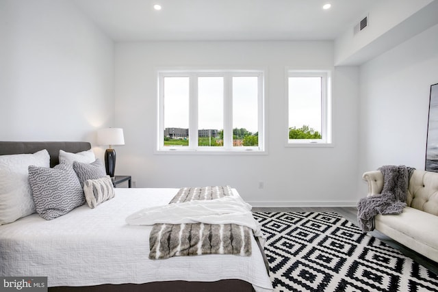 1732 Montello Ave NE Unit 7, Washington, DC 20002 - bedroom featuring recessed lighting, baseboards, and wood finished floors