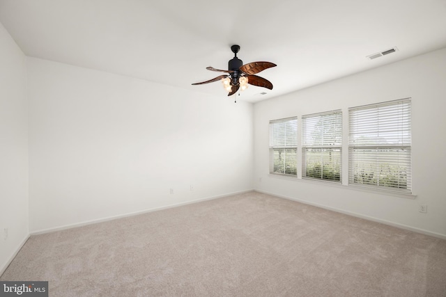 54 Ruddy Duck Ln, Bridgeville, DE 19933 - unfurnished room featuring light colored carpet, ceiling fan, and baseboards