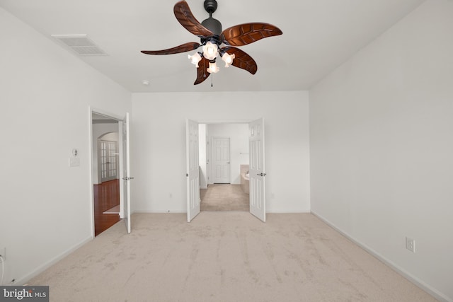 54 Ruddy Duck Ln, Bridgeville, DE 19933 - unfurnished bedroom featuring carpet flooring, baseboards, and a ceiling fan