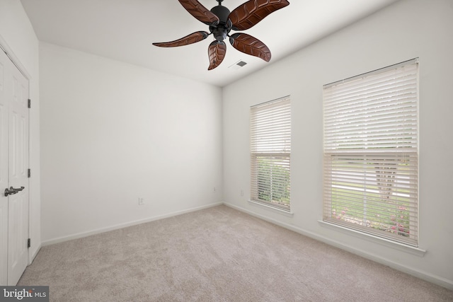 54 Ruddy Duck Ln, Bridgeville, DE 19933 - empty room with carpet flooring, a ceiling fan, and baseboards