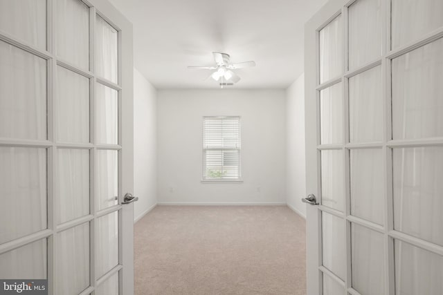 54 Ruddy Duck Ln, Bridgeville, DE 19933 - unfurnished bedroom with carpet flooring, baseboards, and ceiling fan