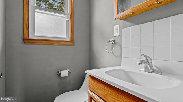 141 N Woodbine Ave, Langhorne, PA 19047 - half bathroom with vanity and toilet