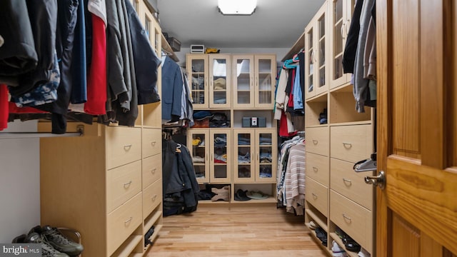 141 N Woodbine Ave, Langhorne, PA 19047 - walk in closet featuring light wood finished floors