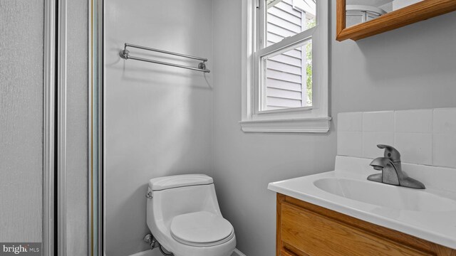 141 N Woodbine Ave, Langhorne, PA 19047 - bathroom featuring vanity and toilet