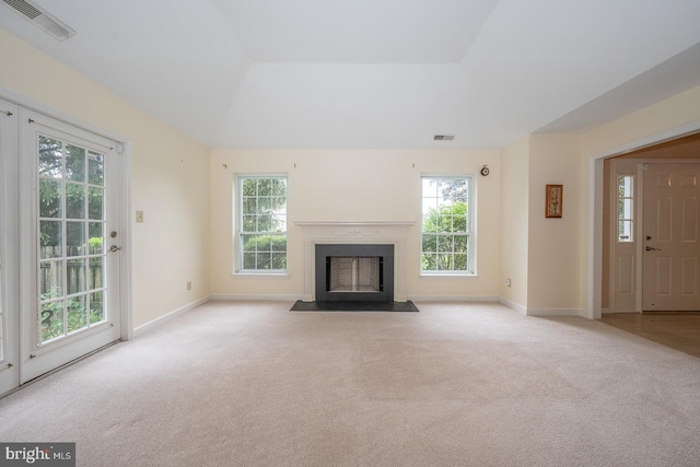 27 Manchester Ct Unit 27, Berwyn, PA 19312 - unfurnished living room featuring carpet floors and healthy amount of natural light
