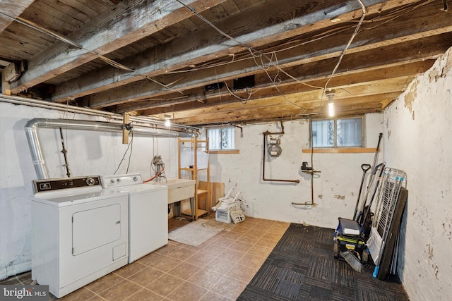 1142 Tree St, Philadelphia, PA 19148 - basement with separate washer and dryer and gas meter
