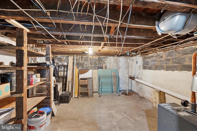 1142 Tree St, Philadelphia, PA 19148 - view of unfinished below grade area