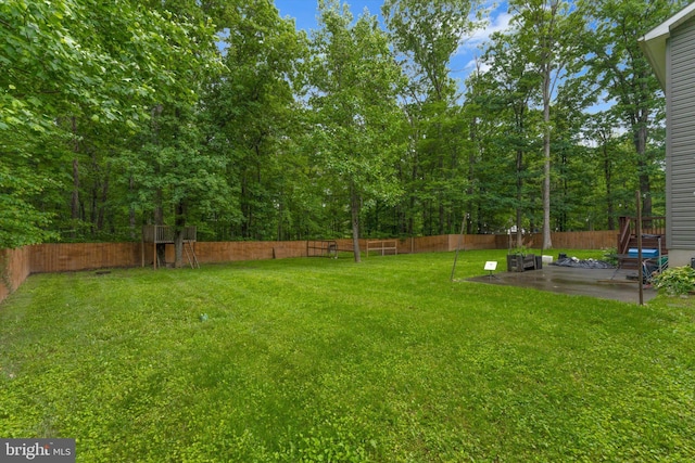 308 Fawn Dr, Winchester, VA 22602 - view of yard featuring a patio